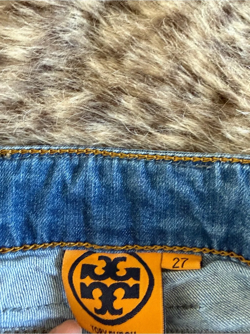 y2k grail - tory burch vintage low rise bootcut kick jeans